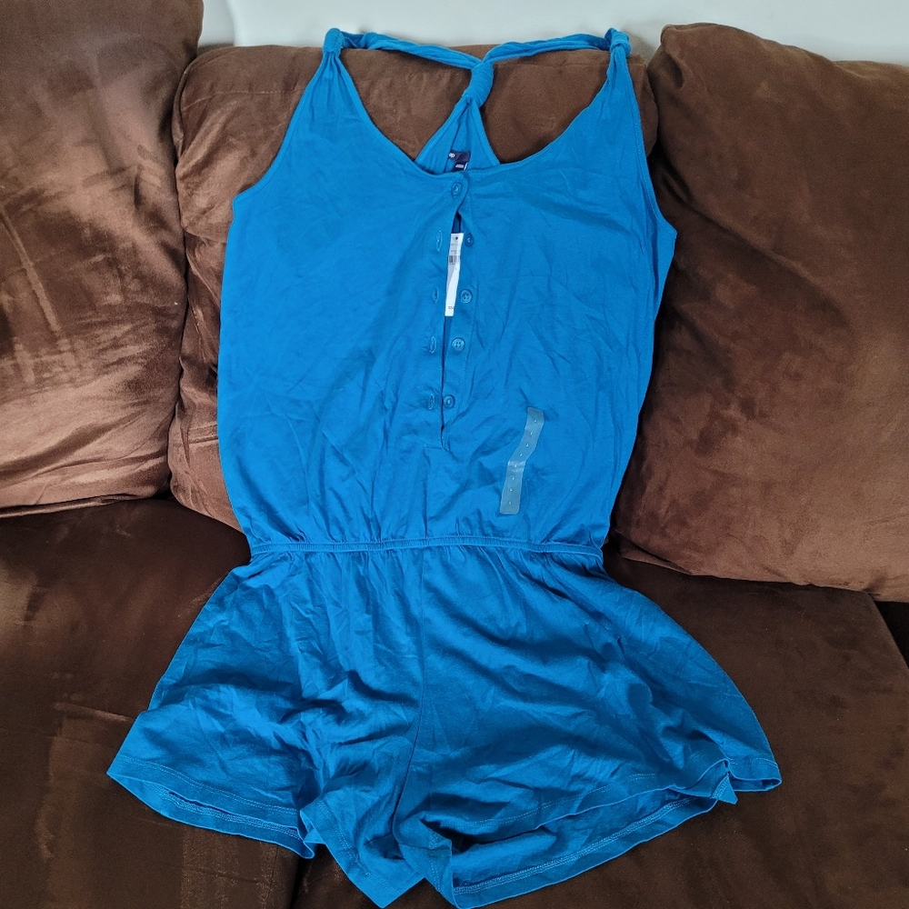 NWT, Large, teal, romper